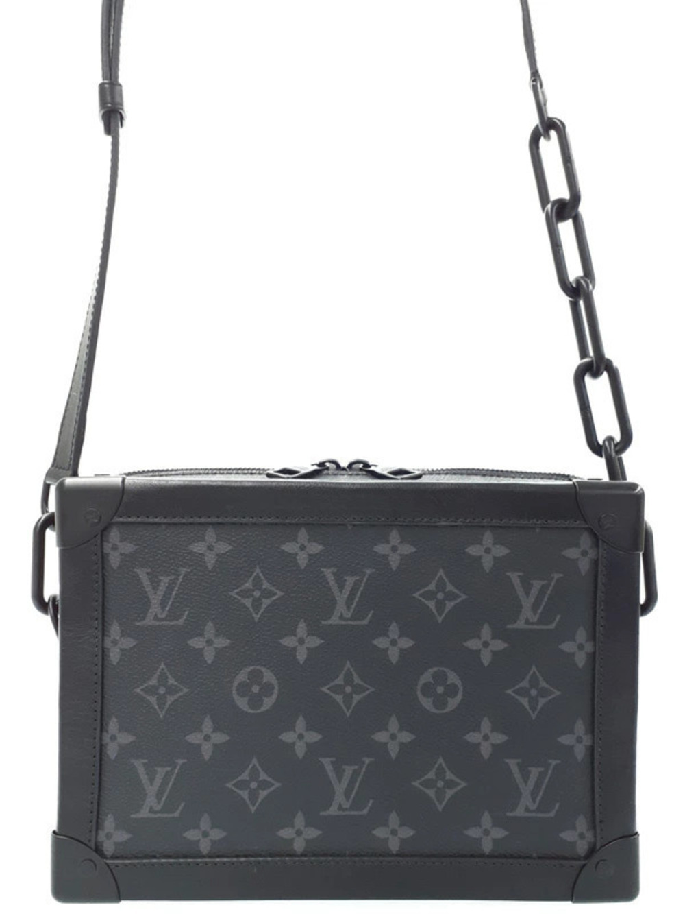 Louis Vuitton Monogram Eclipse Black Soft Trunk Shoulder Bag